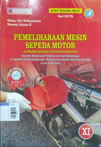 Image of Pemeliharaan mesin sepeda motor SMK / MAK kls XI