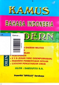 Image of Kamus bahasa indonesia modern