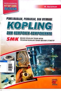 Image of Pemeliharaan, pernbaikan, dan overhaul kopling dan komponen - komponennya
