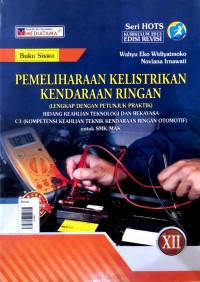Image of Pemeliharaan kelistrikan kendaraan ringan SMK/MAK kls XII