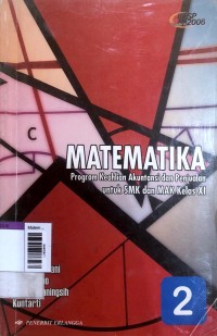 Image of Matematika untuk program keahlian akuntansi dan penjualan untuk smk dan mak kelas XI