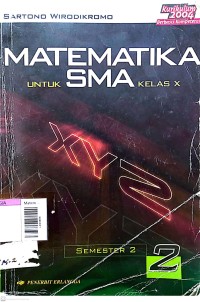 Image of Matematika untuk sma kelas X jilid 2