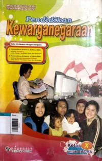 Image of Pendidikan kewarganegaraan kelas x untuk sma/ma