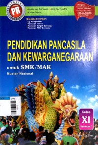 Image of pendidikan pancasila dan kewarganegaraan untuk SMK/MAK kelas XI semester 1