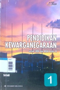 Image of Pendidikan kewarganegaraan untuk smk dan mak kelas x