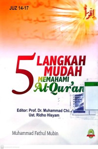 Image of 5 Langkah mudah memahami al qur'an jilid 5 juz 14-17