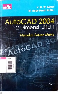 Image of Autocad 2004 2 dimensi jilid 1