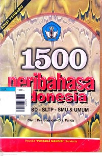 Image of 1500 Peribahasa indonesia
