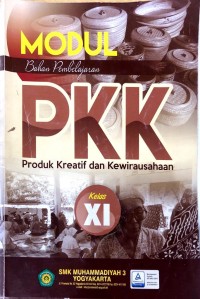Image of MODUL Bahan Pembelajaran PPK: Produk Kreatif dan Kewirausahaan